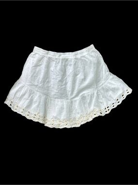 American Eagle Outfitters White Skirt size xs 100% cotton